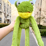 Frog Shaped Soft Squeaky Large Plush Toy for Dogs - GreenFur