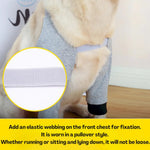 Front Leg Surgery Elbow Protective Dog Recovery Suit - GreenFur