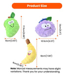 Fruit Topic Dog Plush Toy Bundle Play Gift Set - GreenFur