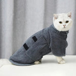 Full - Body Wrap Quick - Dry Pet Bathrobe for Dogs and Cats - GreenFur