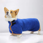 Full - Body Wrap Quick - Dry Pet Bathrobe for Dogs and Cats - GreenFur