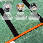 Full - Body Wrap Quick - Dry Pet Bathrobe for Dogs and Cats - GreenFur