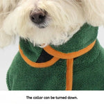 Full - Body Wrap Quick - Dry Pet Bathrobe for Dogs and Cats - GreenFur