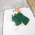 Full - Body Wrap Quick - Dry Pet Bathrobe for Dogs and Cats - GreenFur