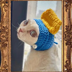Fun and Playful Pet Cosplay Headpiece for Cats and Small Dogs - GreenFur