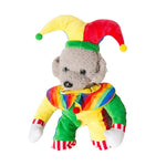 Funny Clown Pet Halloween Outfit Cute Dress Up Costume - GreenFur