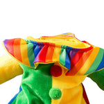 Funny Clown Pet Halloween Outfit Cute Dress Up Costume - GreenFur