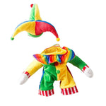 Funny Clown Pet Halloween Outfit Cute Dress Up Costume - GreenFur