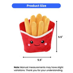 Funny French Fries Shape Crinkle Squeaky Pet Dog Plush Toys - GreenFur