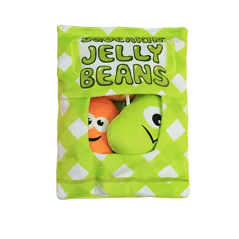 Funny Interactive Plush Interactive Small Toys Dog Snuffle Crinkly Squeaky Toy - GreenFur