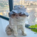 Funny Knitted Pet Cosplay Headgear for Cats and Dogs - GreenFur