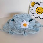 Funny Knitted Pet Cosplay Headgear for Cats and Dogs - GreenFur
