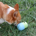 Funny Rolling Dog Toy Treat Dispenser Safe Material Dog Food Puzzle Toys - GreenFur