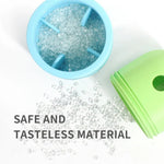 Funny Rolling Dog Toy Treat Dispenser Safe Material Dog Food Puzzle Toys - GreenFur
