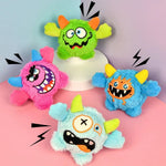 Funny Squeaky Bouncing Dog Toy with Built - in Elastic Ball - GreenFur