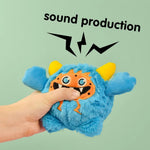 Funny Squeaky Bouncing Dog Toy with Built - in Elastic Ball - GreenFur