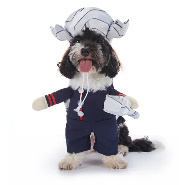 Funny Thunder God Costume for Dogs and Cats All Season Pet Outfit - GreenFur