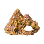 Gold Treasure Resin Hiding Cave Ornament for Aquarium Decoration - GreenFur