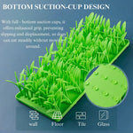 Grass - Like Silicone Slow - feeding Mat With Suction Cups - GreenFur