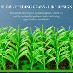 Grass - Like Silicone Slow - feeding Mat With Suction Cups - GreenFur