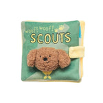 Green Book Shaped Interactive Dog Plush Toy for Treat Dispensing - GreenFur
