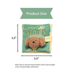 Green Book Shaped Interactive Dog Plush Toy for Treat Dispensing - GreenFur