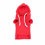 Grey Red Warm Ferret Sweater Cozy Stylish Clothing for Ferrets - GreenFur