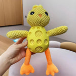 Grid PU Chicken Squeaky Dog Chew Toy - GreenFur