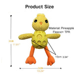Grid PU Chicken Squeaky Dog Chew Toy - GreenFur