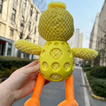 Grid PU Chicken Squeaky Dog Chew Toy - GreenFur