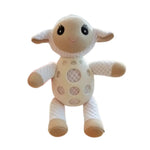 Grid PU Lamb Squeaky Dog Chew Toy - GreenFur