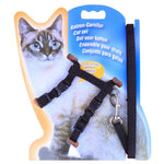 H - Style Kitten Walking Strap Adjustable Nylon Cat Harness and Leash Set - GreenFur