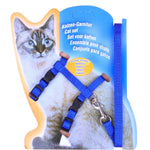 H - Style Kitten Walking Strap Adjustable Nylon Cat Harness and Leash Set - GreenFur