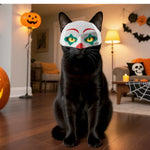 Halloween Cat Mask Creative Cartoon Cat Costume Party Funny Face Mask - GreenFur