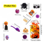 Halloween Cat Toy Set 16 Pack Pumpkin Spider Chew Interactive Toys - GreenFur