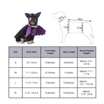Halloween Dog Outfit Devil Cosplay Purple Pet Costume - GreenFur