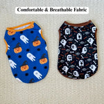 Halloween Dog Vest Breathable Pet T Shirt for Small and Medium Dogs - GreenFur