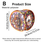 Halloween Foldable Multi - Style Easy to Clean Polyester Cat Tunnel - GreenFur