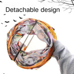 Halloween Foldable Multi - Style Easy to Clean Polyester Cat Tunnel - GreenFur