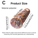 Halloween Foldable Multi - Style Easy to Clean Polyester Cat Tunnel - GreenFur