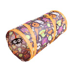 Halloween Foldable Multi - Style Easy to Clean Polyester Cat Tunnel - GreenFur