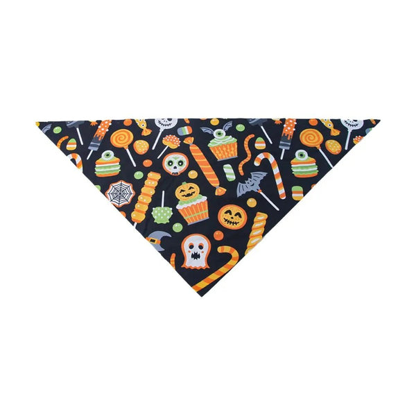 Halloween Pet Bandana Triangle Bib Scarf for Cats and Dogs - GreenFur