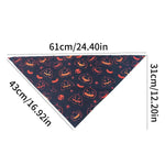 Halloween Pet Bandana Triangle Bib Scarf for Cats and Dogs - GreenFur