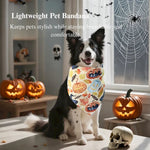 Halloween Pet Bandana Triangle Bib Scarf for Cats and Dogs - GreenFur