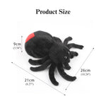 Halloween Plush Spider Cat Toy Chew Bite Interactive Play - GreenFur