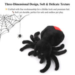 Halloween Plush Spider Cat Toy Chew Bite Interactive Play - GreenFur