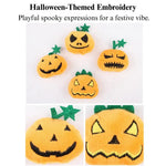 Halloween Pumpkin Cat Toy Durable Bite Resistant with Squeaker - GreenFur