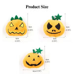 Halloween Pumpkin Cat Toy Durable Bite Resistant with Squeaker - GreenFur