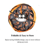 Halloween Pumpkin Cat Tunnel Toy Foldable S Shape Play Tube - GreenFur