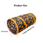 Halloween Pumpkin Cat Tunnel Toy Foldable Small Play Tube - GreenFur